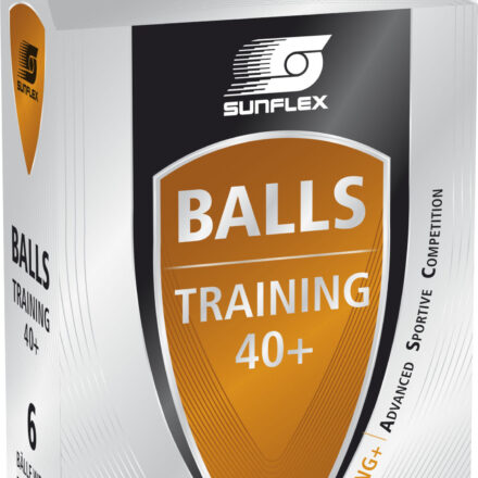 Μπαλάκια Ping Pong Sunflex Training PVC 6 Τεμάχια - Image 1