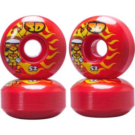 SPEED DEMONS Hot Shot 52χιλ. Ροδάκια- Κόκκινο - Image 1