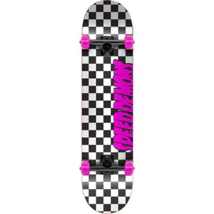SPEED DEMONS Checkers Complete Skateboard 7.75'' - Μαύρο/Ροζ - Image 1