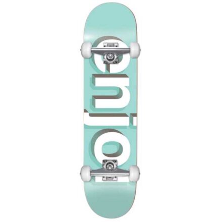 ENJOI Helvetica Neue FP Complete Skateboard 8'' - Aqua - Image 1