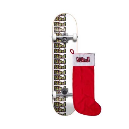 BLIND Repeat Rail Yth FP W/Stocking Complete Skateboard 7.375'' - Λευκό - Image 1