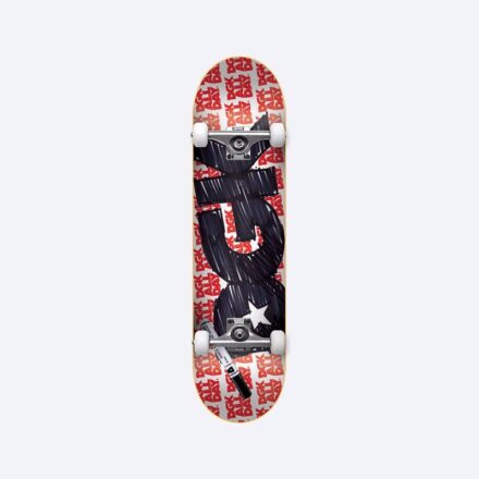 DGK Complete Skateboard Scribble 7.25'' - Red/Black - Image 1