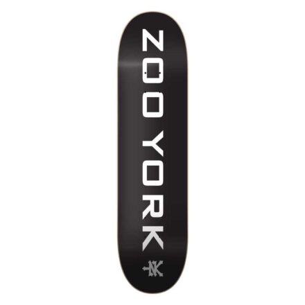 ZOO YORK OG 95 Logo Block Σανίδα 8'' - Μαύρο/Λευκό/Γκρι - Image 1