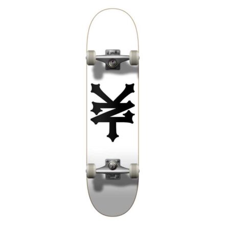 ZOO YORK OG 95 Crackerjack Complete Skateboard 7.75'' - Λευκό/Μαύρο - Image 1