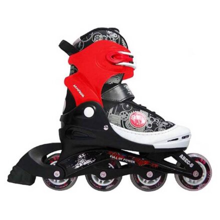 ΑΘΛΟΠΑΙΔΙΑ Αυξομειούμενα Inline Skates - Κόκκινο Χρώμα (Κόκκινο), Μέγεθος (26-29) - Image 1