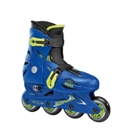 ROCES Orlando III Αυξομειούμενα Inline Πατίνια - Μπλε/Lime Χρώμα (Μπλε-lime), Μέγεθος (36-40) - Image 1