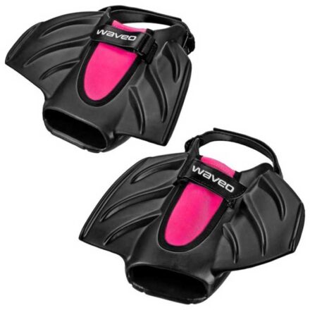 Waveo Swim Fins Βατραχοπέδιλα Ρυθμιζόμενα - Black/Pink - Image 1