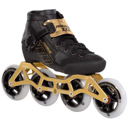 POWERSLIDE 3X Gold Αυξομειούμενα Πατίνια - Χρυσό - Image 1