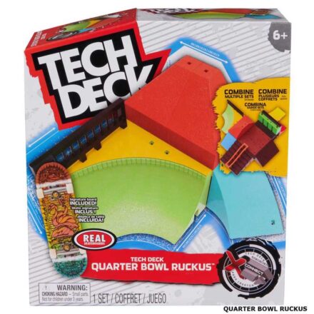 Tech Deck  X-Connect  Park Creator - 1 Μινιατούρα Τροχοσανίδα και 1 Ράμπα - Image 1