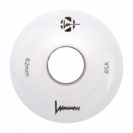 LUMINOUS 62χιλ./85A Sixies White Led Ροδάκια - Λευκό (4αδα) - Image 1