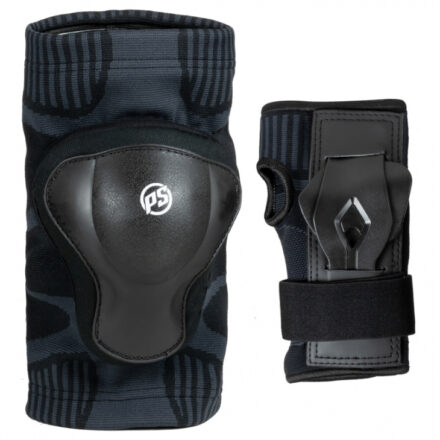 POWERSLIDE Onesie Men Dual Set Προστατευτικά ενηλίκων - Μαύρο/Γκρι - Image 1