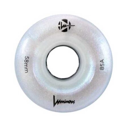 LUMINOUS 58mm/85A Ροδάκι Led - White Pearl (4αδα) - Image 1