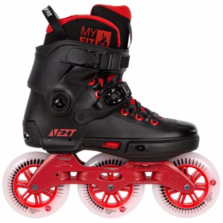 POWERSLIDE Next Black Red 110 Urban Πατίνια - Μαύρο/Κόκκινο Χρώμα (Κόκκινο), Μέγεθος (46-47) - Image 1