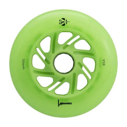 Luminous 110χιλ./85A Ροδάκι Led - Green Apple Glow (3αδα) - Image 1