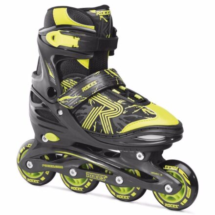 ROCES Jokey 3.0 Αυξομειούμενα Πατίνια - Μαύρο/Λάϊμ - Image 1