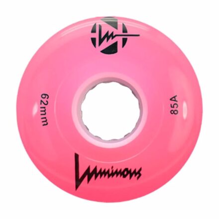 LUMINOUS 62mm/85A, ροδάκια - ροζ (4αδα) - Image 1