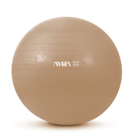 Μπάλα Γυμναστικής AMILA GYMBALL 55cm Χρυσή Bulk - Image 1