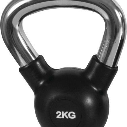 Kettlebell Rubber Cover Cr Handle 2Kg - Image 1