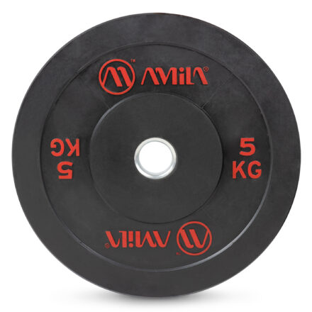 Δίσκος AMILA Black R Bumper Slim 50mm 5Kg - Image 1