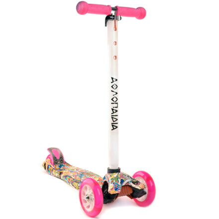 Αθλοπαιδιά Πατίνι (Scooter) 3τροχο, με Φωτιζόμενα Ροδάκια, #10 - Image 1
