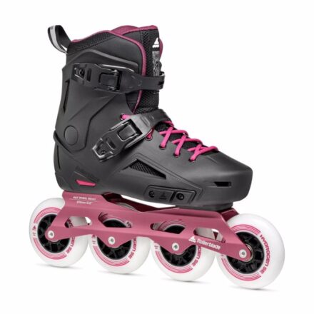 ROLLERBLADE Lightning 90 W Πατίνια - Μαύρο/Σανγκρία Χρώμα (Μαύρο-Σανγκρία), Μέγεθος (38) - Image 1