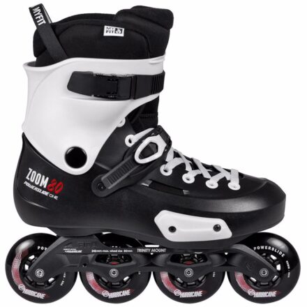POWERSLIDE Zoom Pro 80 Πατίνια Χρώμα (Μαύρο-Λευκό), Μέγεθος (39-40) - Image 1