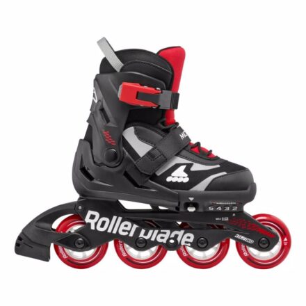 ROLLERBLADE Microblade Αυξομειούμενα Πατίνια - Μαύρο/Κόκκινο Χρώμα (Μαύρο-Κόκκινο), Μέγεθος (33-36) - Image 1